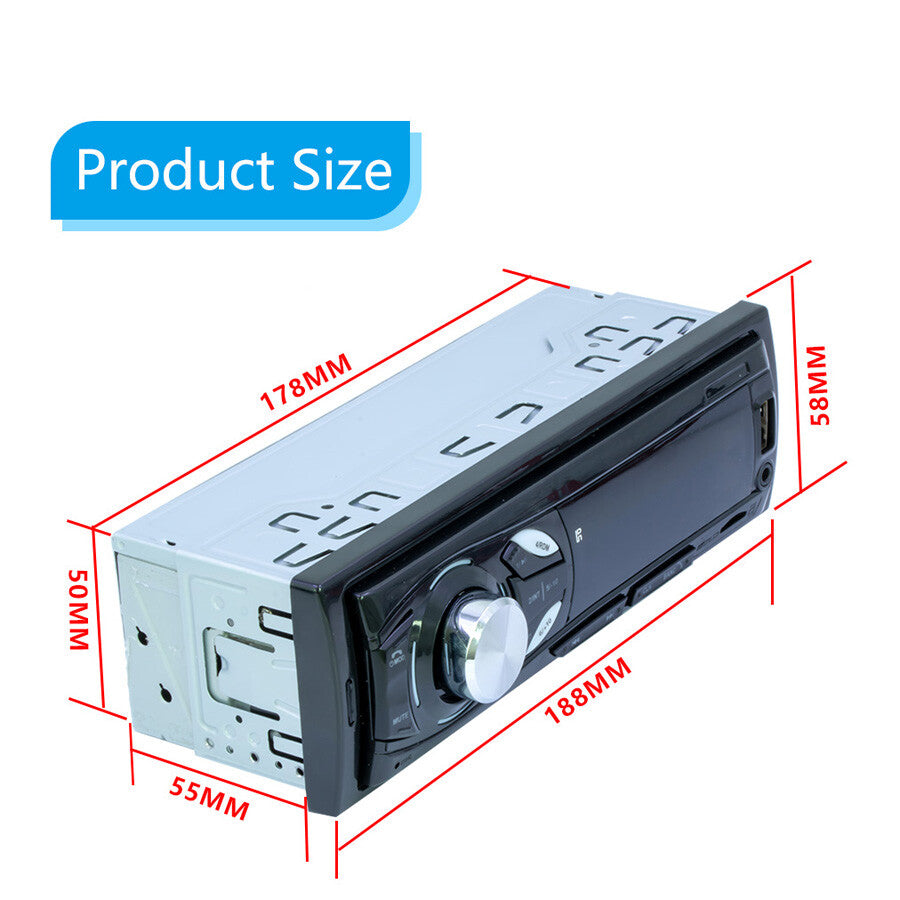 1 DIN 4-channel digital Bluetooth audio USB/FM/WMA/MP3/WAV radio stereo player n