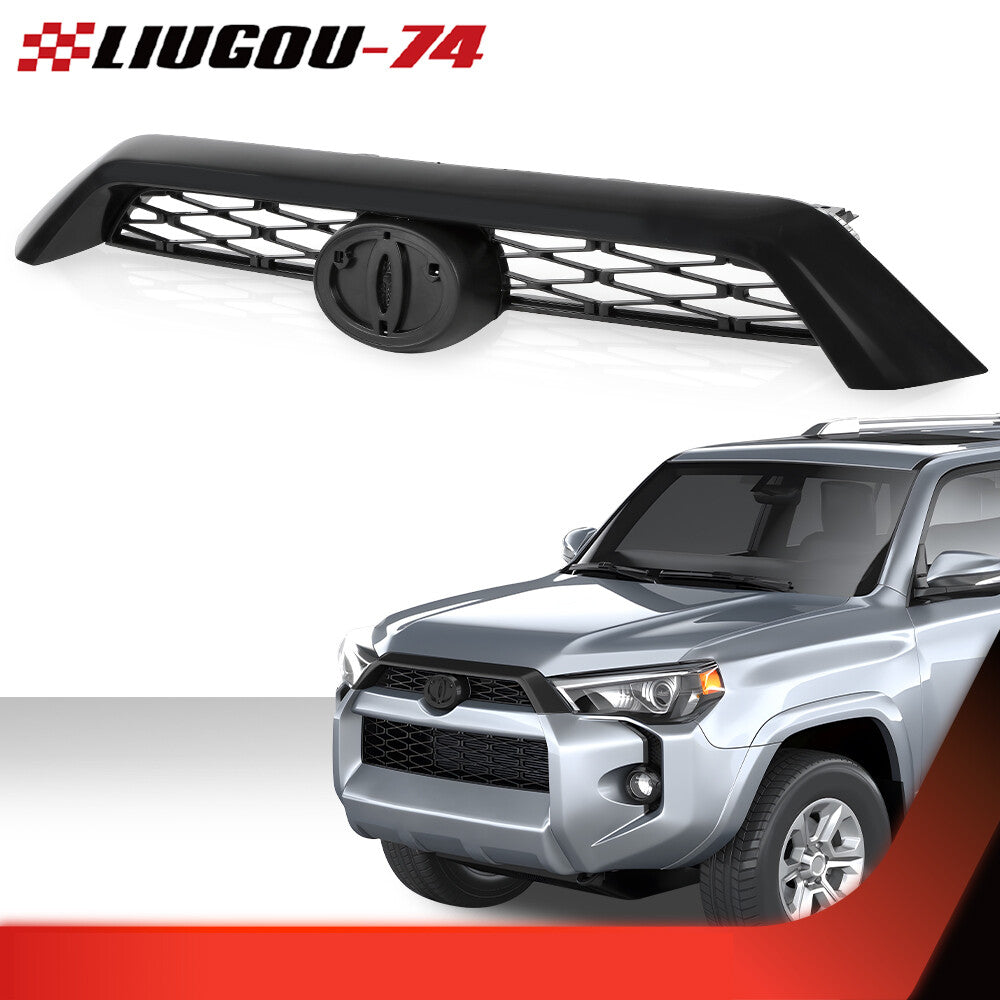 Front Upper Grille Fits 2014 - 2020 for 4Runner Grid Grill Kit New - v