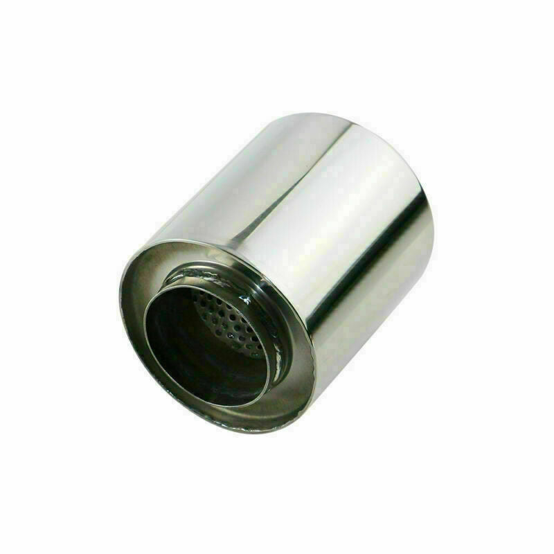 2.5 Exhaust Silencer Resonator Stainless Steel 130mm Long for Exhaust Muffler