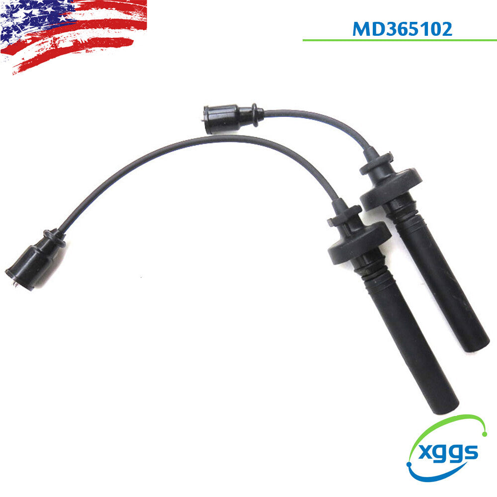 2X Spark Plug Wire Ignition Cable for Mitsubishi Lancer 1.6L 2002-2006 MD365102 Q