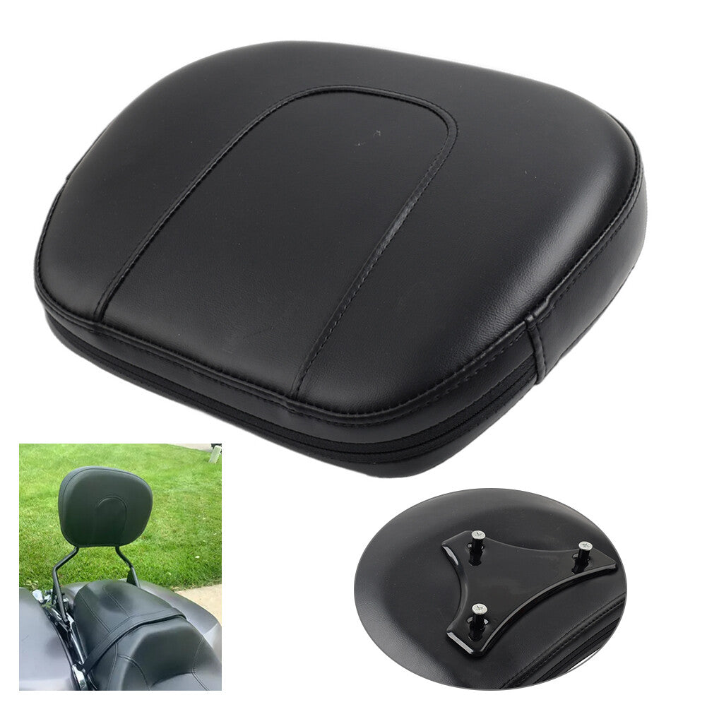 Passenger Sissy Bar Backrest Pad Bracket fits for Harley Touring Electra Street Q