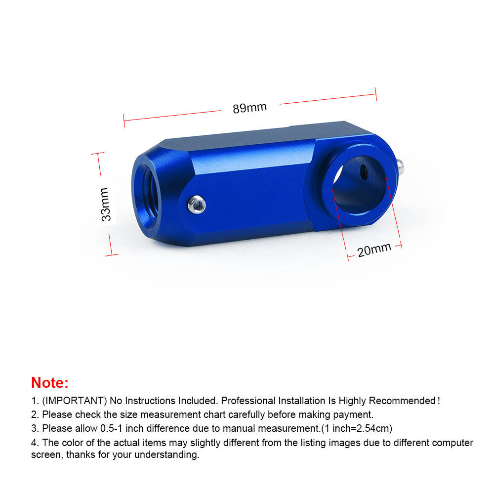 Adjustable ATV Front  Rear Lowering Kit for Yamaha YFM350 660R 700 Blue