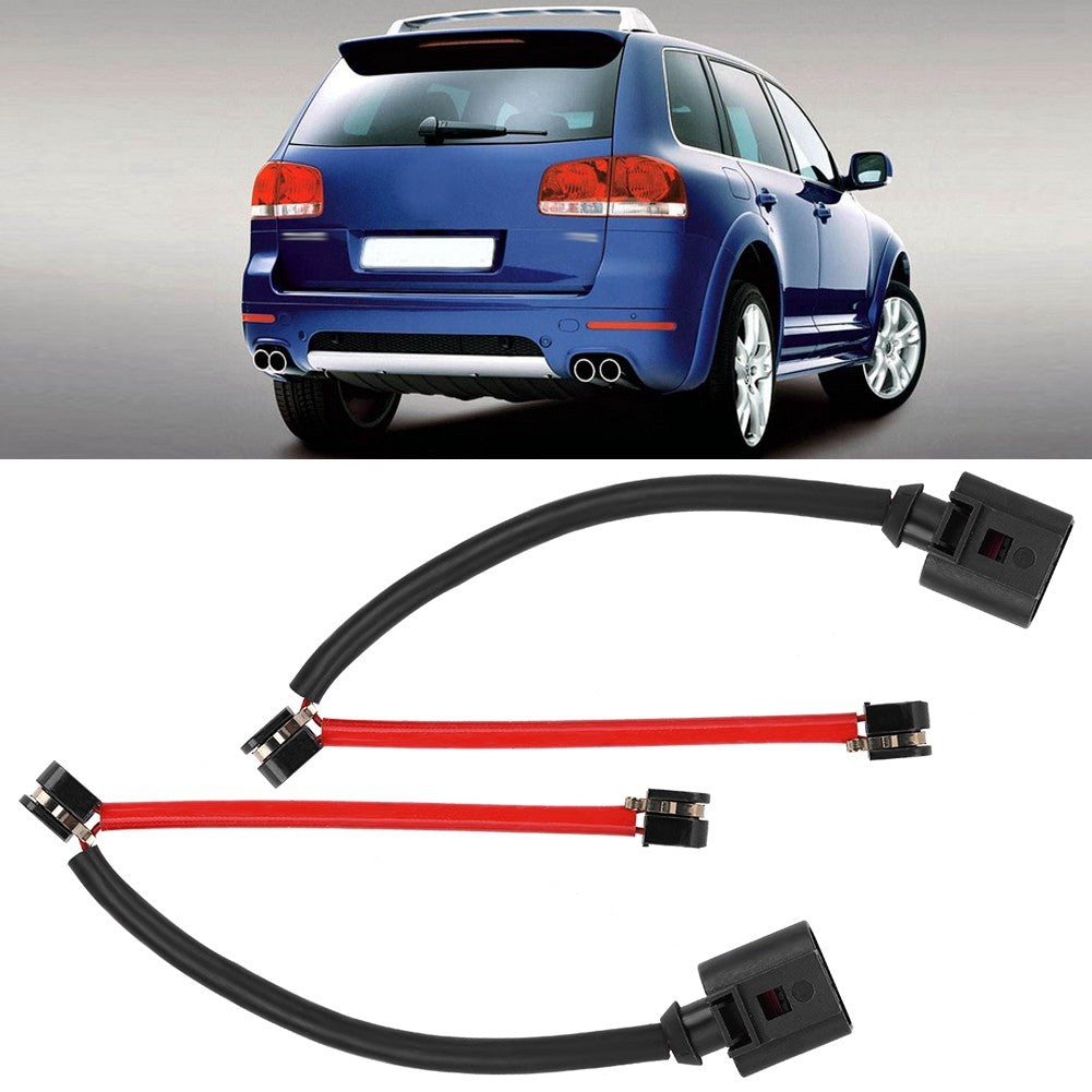 Brake Sensor 2Pcs Rear Brake Pad Wear Sensor 7L0907637C For Q