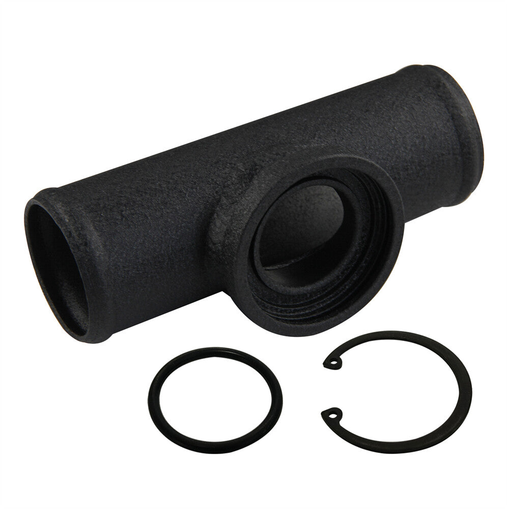 Universal SSQV 2 51mm Aluminum Turbo Blow Off Valve Flange Adapter Pipe Black
