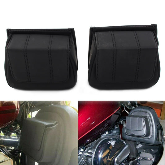 Fairing Lower Door Pocket Bags for Harley Touring 96-13 Road Street Glide Black Q