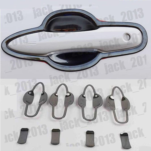 for Toyota for Corolla 2019-2023 Black Steel Exterior Side Door Bowl Frame Trim 8pcs