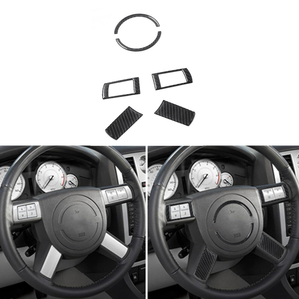2X Red Carbon Fiber Rear Door Handle Frame Cover Trim for Camry 2012-2014 v