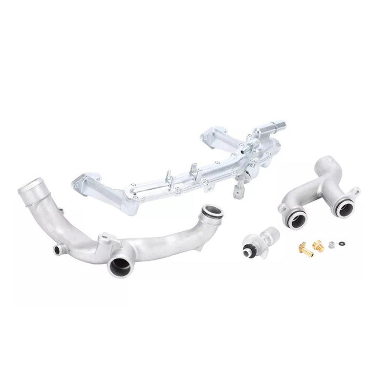 Upgraded 2024 Metal Coolant Piping System Kit for Jaguar XE, XF, XJ, and F models 3.0