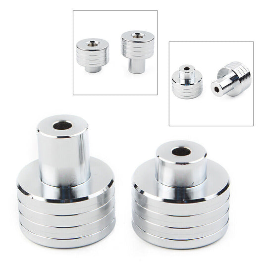 CNC Motorcycle Handle Bar End Plug Fit 2017-2019HONDA Rebel CMX 300 500 Silver Q