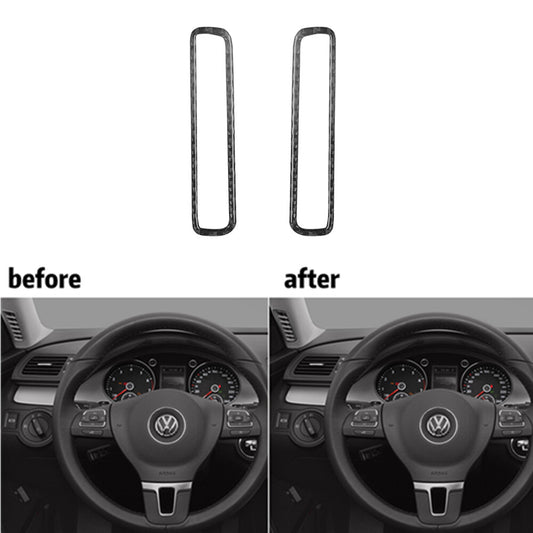 Carbon Fiber Inner Cigarette Lighter Panel Cover Trim for VW for Golf MK7 2013-2019 v