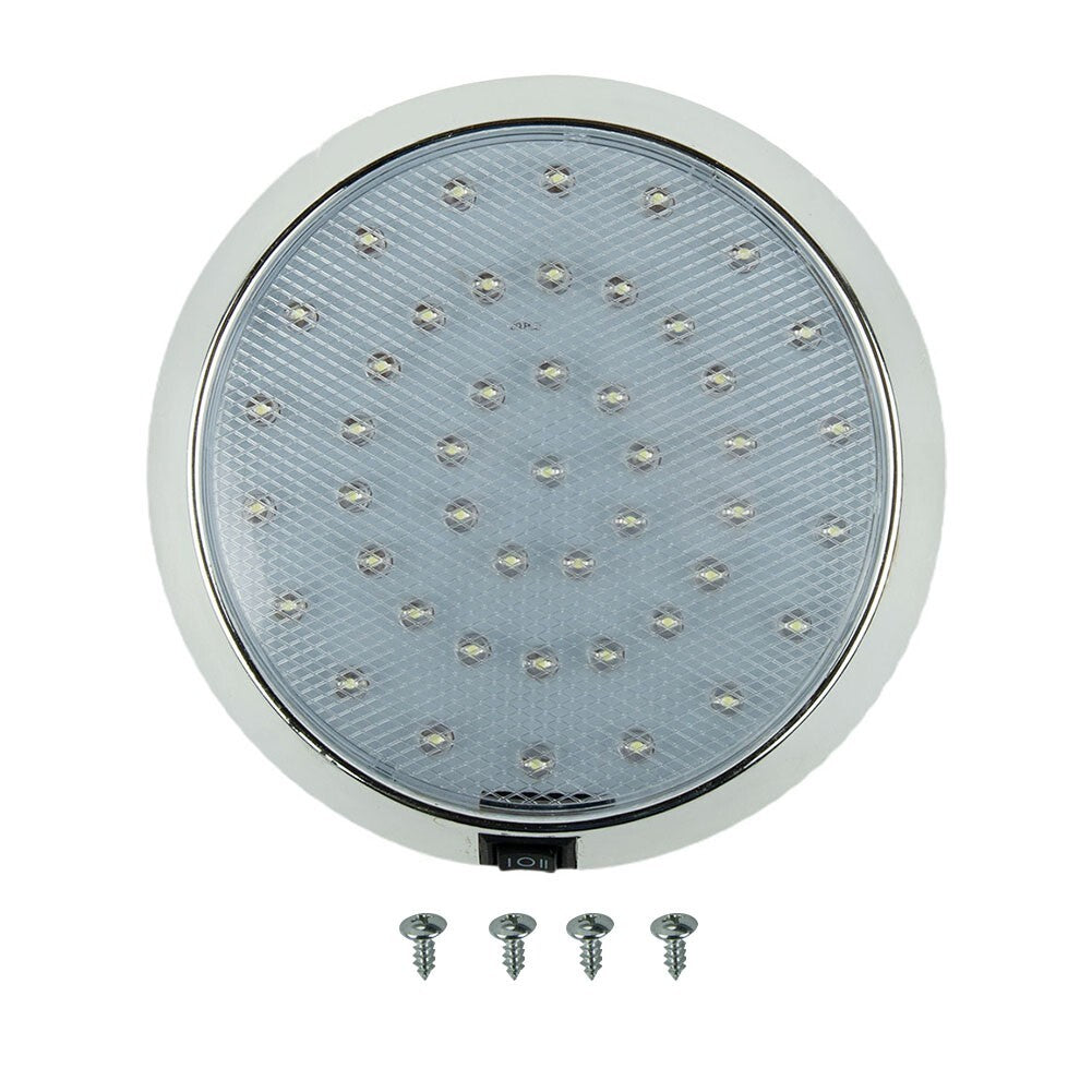 Caravan roof light, white roof canopy light, internal LED interior light