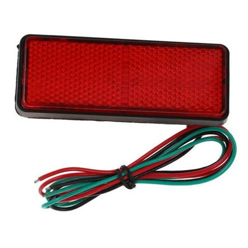12V LED Tail Brake Stop Indicator Lamp Red Reflector Fits For Truck Motorcycle Q