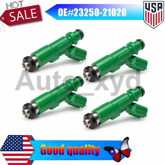 4X 23250-21020 Fuel Injectors 2001-2009 for TOYOTA Prius Echo for Scion XA XB 1.5L