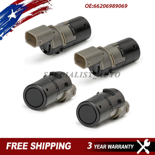 4X PDC Parking Distance Sensor for BMW E83 X3 E53 X5 E60 545i 07-08 66206989069 Q