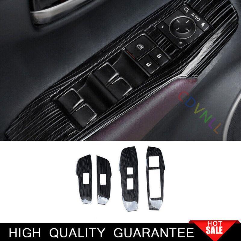 for Lexus NX200t 300 300h 2015-2021 Black Wood Window Lift Panel Switch Cover 4