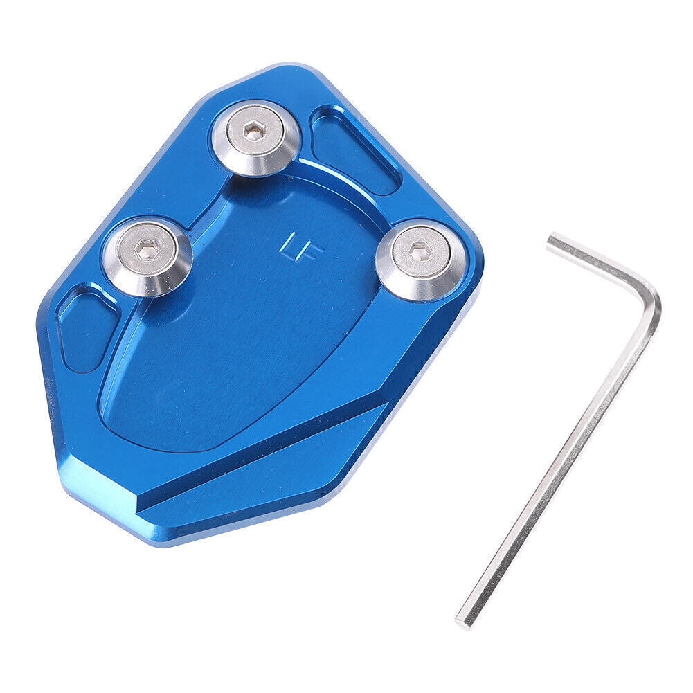 for LIFAN KPR150 Blue Kickstand Extender Foot Side Stand Extension Pad Q