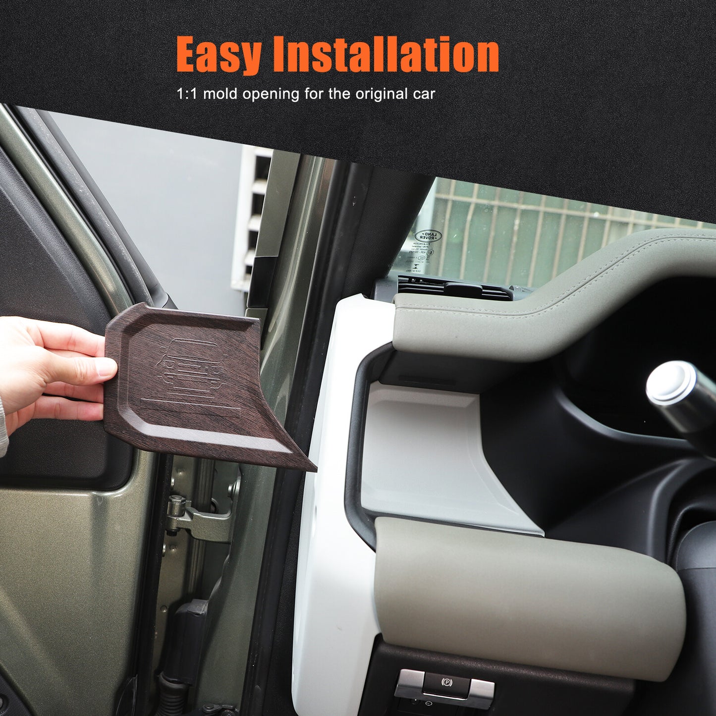 Dashboard panel center console for Land Rover for Defender 2020 - 2023 Oak 3-piece set n