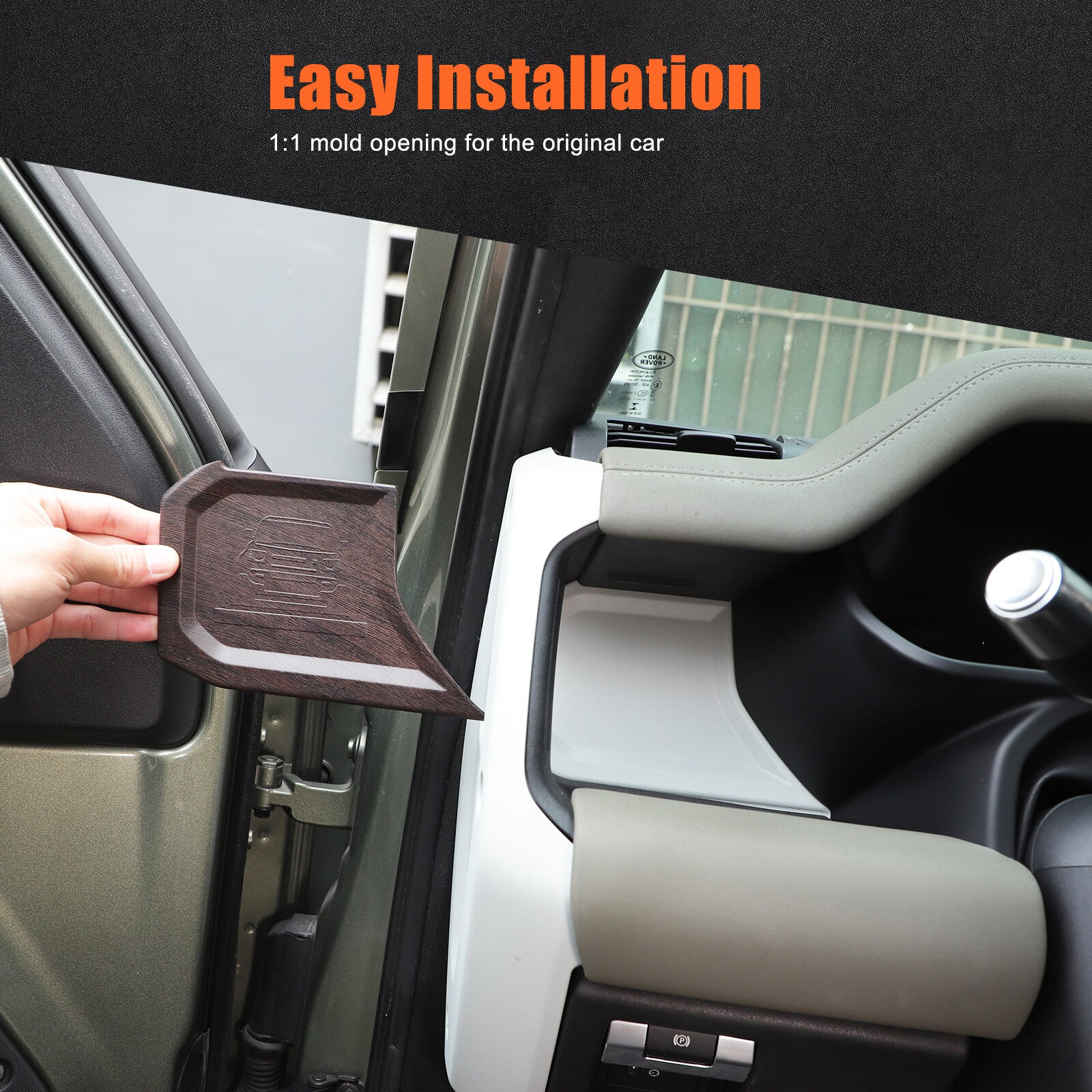 Dashboard panel center console for Land Rover for Defender 2020 - 2023 Oak 3-piece set n