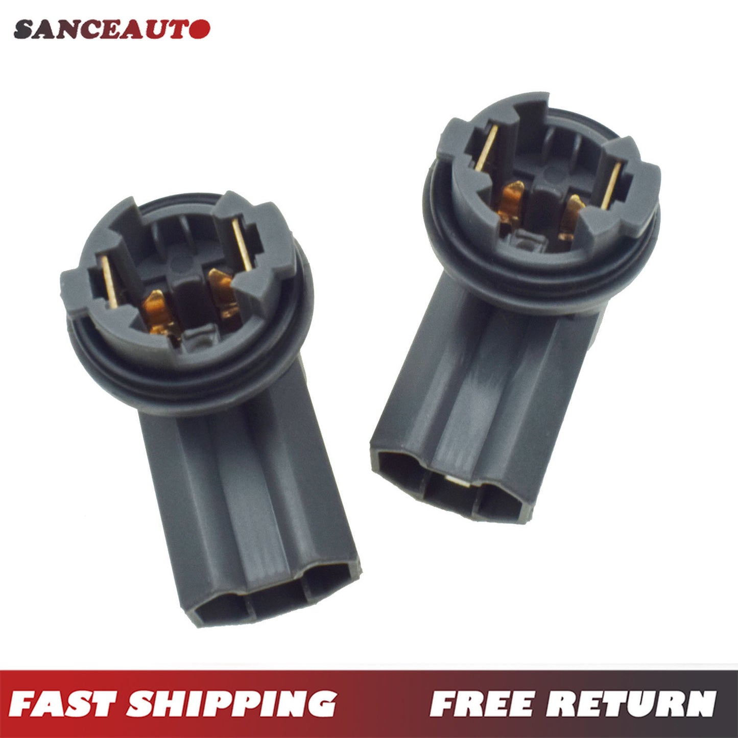 2-Pack Taillight Bulb Sockets for RAV4 2013-2016 81275-12501- n