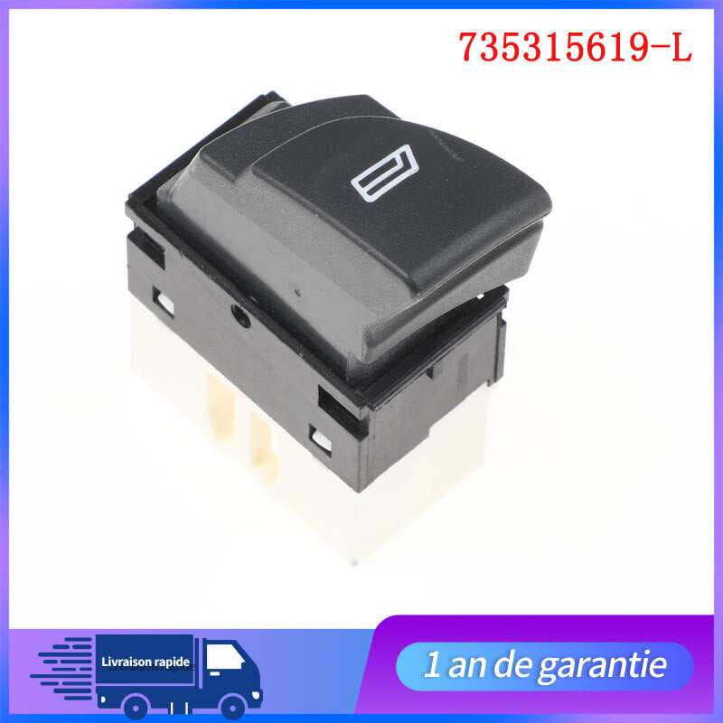 Commande Bouton Leve vitre pour JUMPER BOXER DUCATO 735315619, 6554.T3, 6554T3 n
