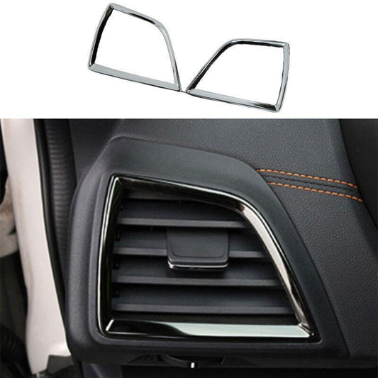 for Subaru Forester 2019-2022 Black Titanium Left And Right Air Outlet Vent Trim