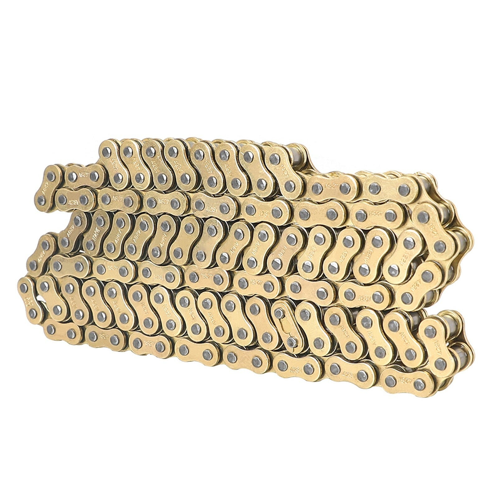 Motorcycle O-ring chain 428 136 (connects 70/90/110/125cc Pit) Apollo-branded bicycle/all-terrain vehicle.
