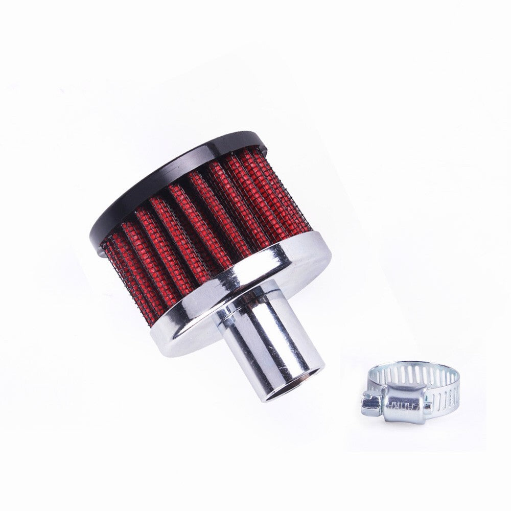 Red 19MM Cold Air Intake Filter Turbo Vent Crankcase Car Breather Valve Cover
