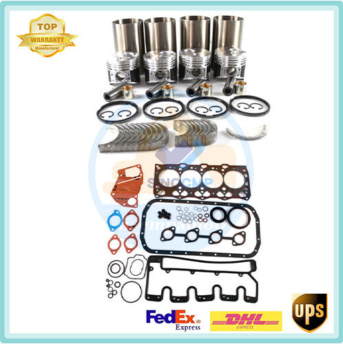 Engine Rebuild kit 4LE1 for Isuzu Hitachi JCB John Deer Excavator Piston No.8760