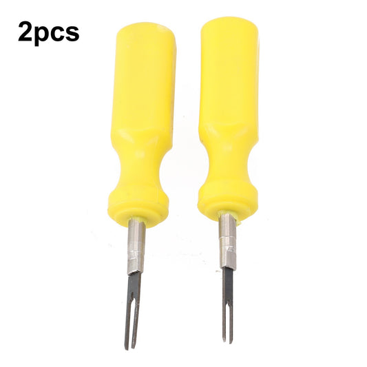 Car Terminal Removal Tool Stianless Steel Yellow Assemble Crimp Connector Pin