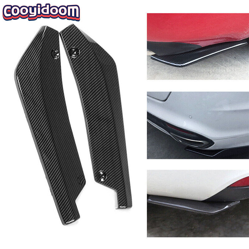 Rear bumper lip diffuser splitter protector cover, Canard Protector wiper strip - Automotive parts