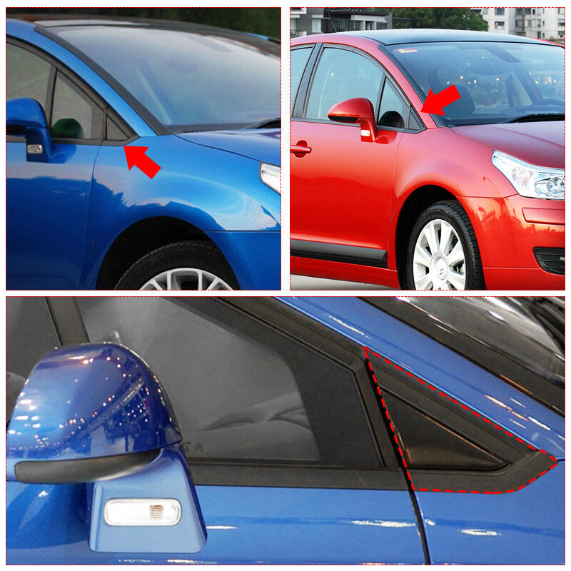 Right Mirror Cover Quarter Window Trim Triangle Plate for Citroen C4 2004-2010