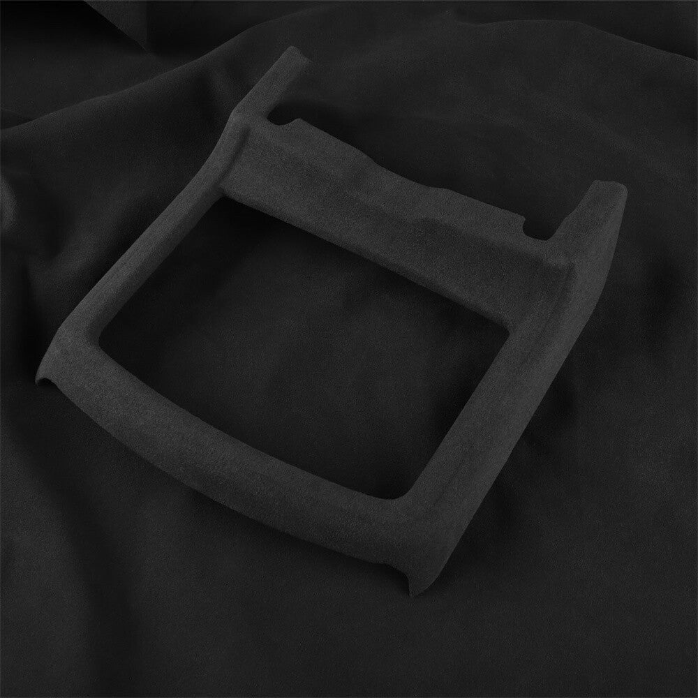 Suede Black Gray Central Water Cup Holder Panel Trim for Dodge Charger 2015-2023