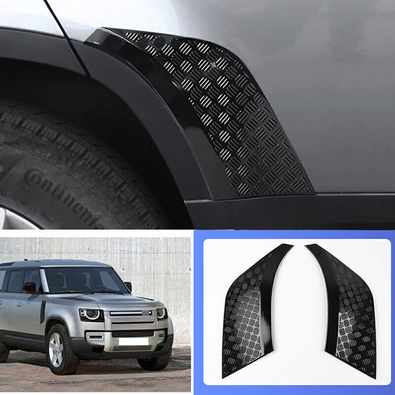 2P for Land Rover for Defender 2020-25 Black Rear Door Side Anti-Scratch Plate Trim