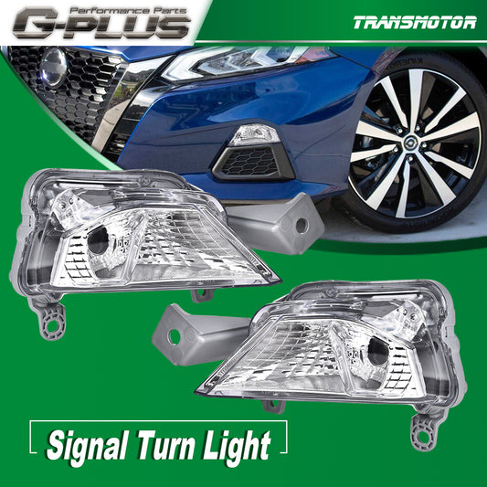 Fits 19-21 for Altima Turn Signal Light Bumper Light Left + Right - v