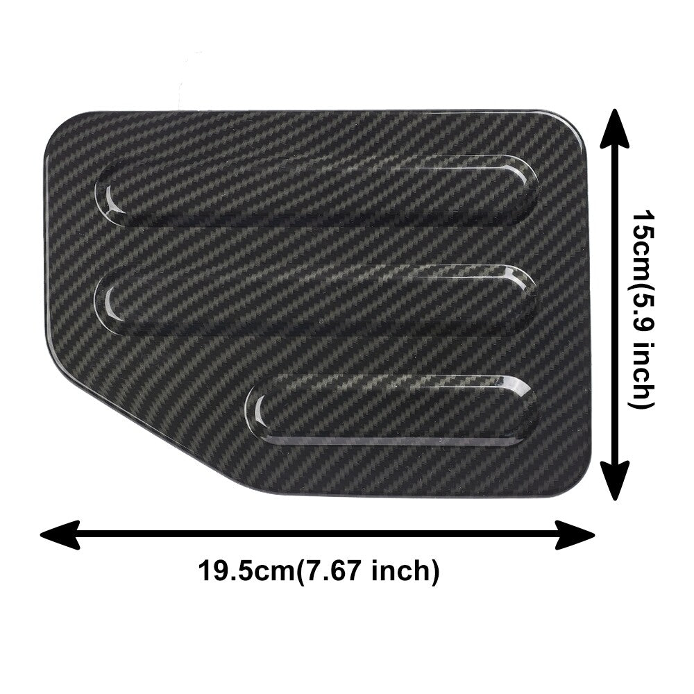 for Suzuki Jimny19-21 Carbon Fiber Color Door Fuel Tank Cover Gas Lid Filler Cap