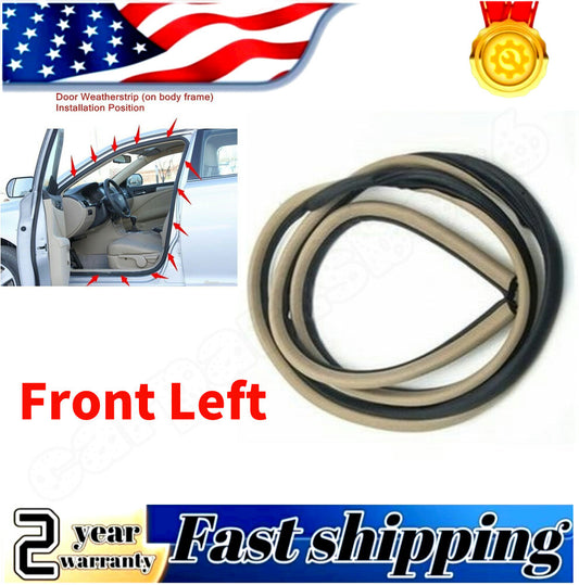 Front left door rubber Weatherstrip body sealant suitable for Honda Accord sedan 03-07