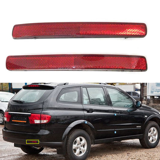 Pair for Ssangyong REXTON 2006-2017 KYRON 2007-2011 Rear Bumper Reflector