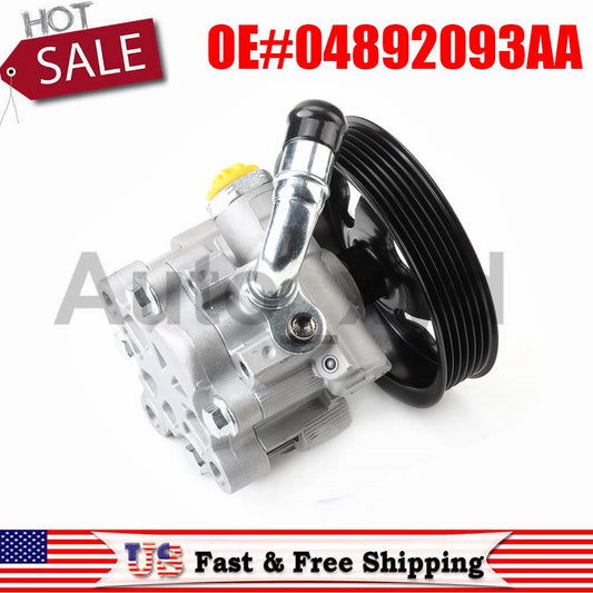 04892093AA Power Steering Pump w/ Pulley NEW for Dodge for Chrysler 300 for Challenger Q