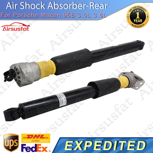 2x for Porsche Macan 95B 3.0L 3.6L Rear LeftRight Shock Absorber Core with EDC