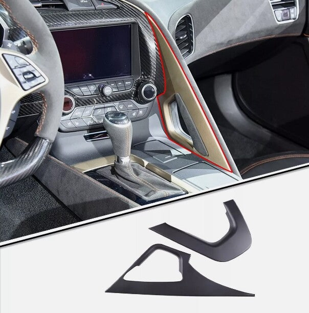 ABS Fiber Dashboard Display Trim Panel for C-Class W204 2011-2013- v