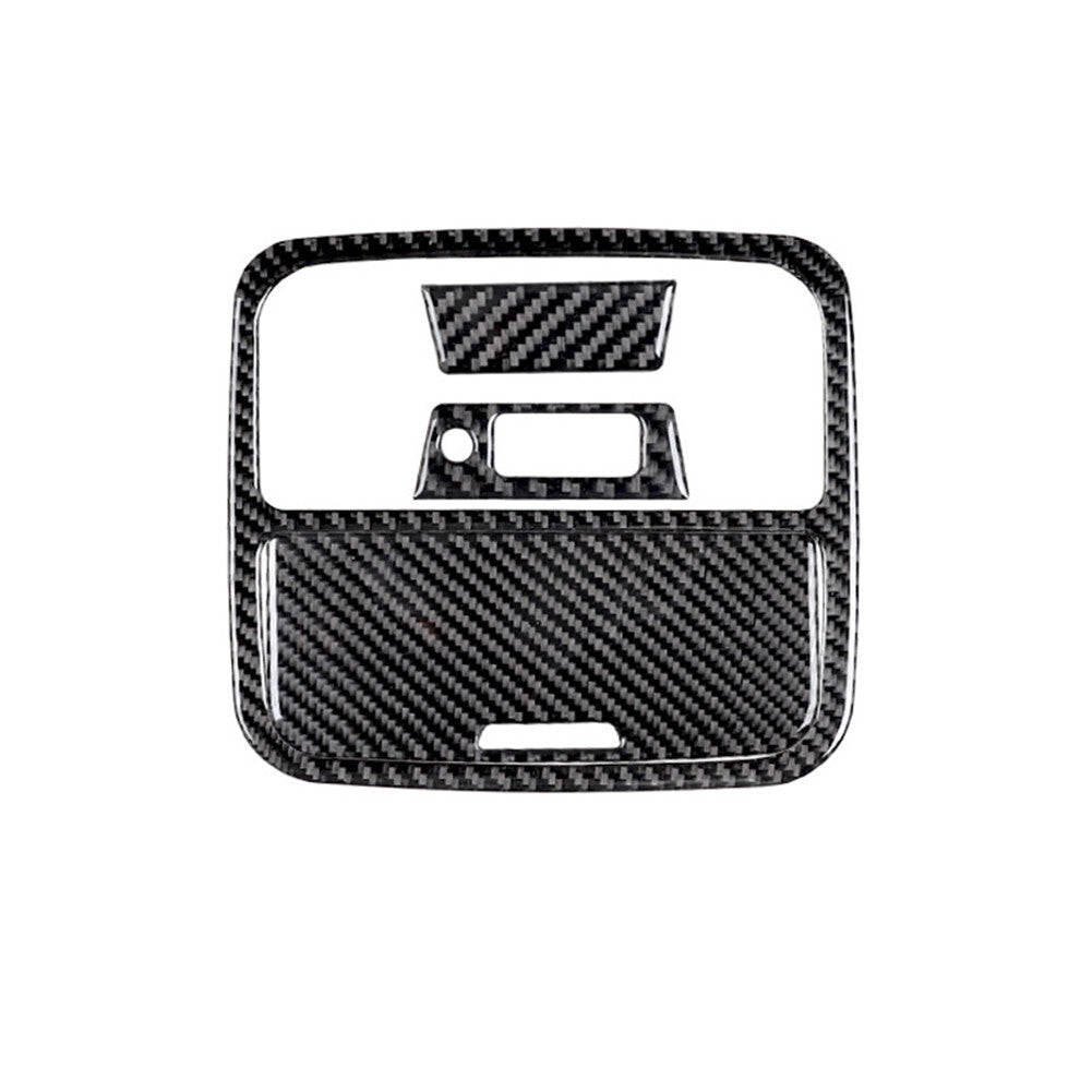 Red Carbon Fiber Interior Side Air Vent Outlet Cover Trim For Lancer v