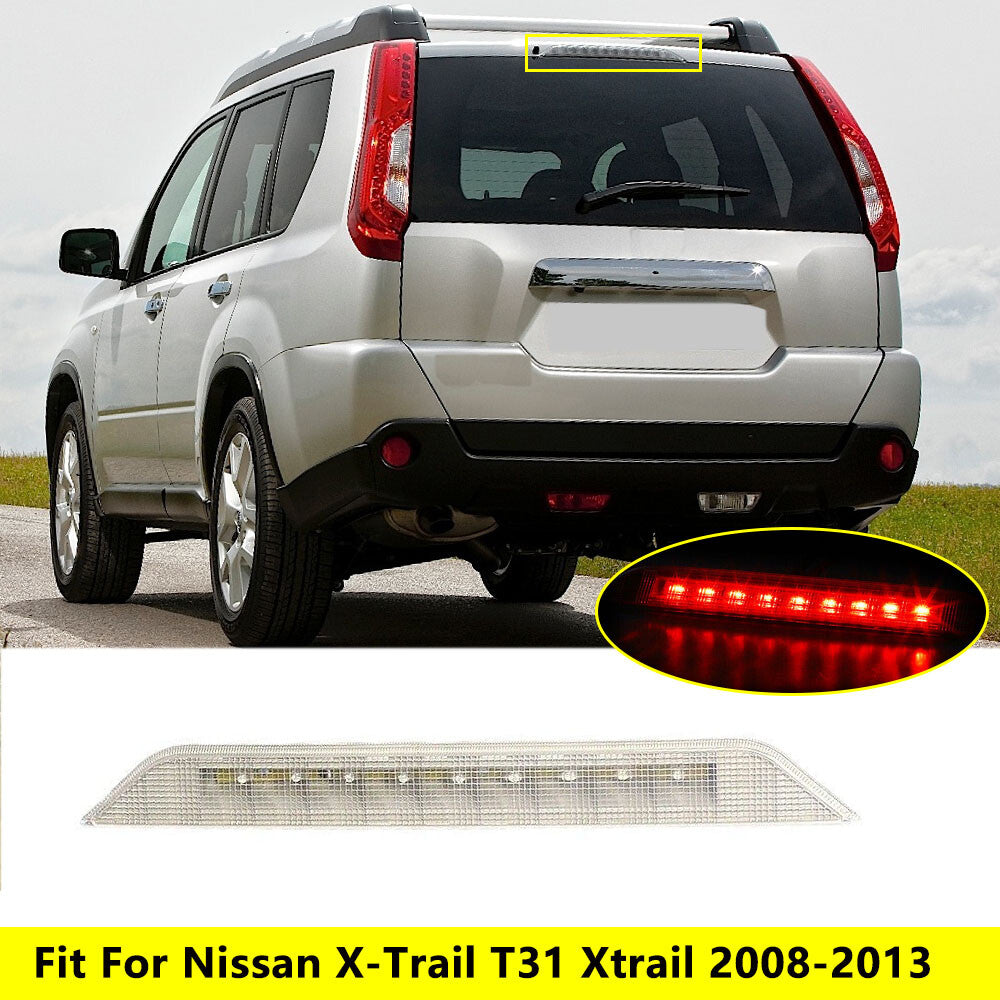 for Nissan X-Trail T31 Xtrail 2008-2013, high-mount rear third brake light. Q