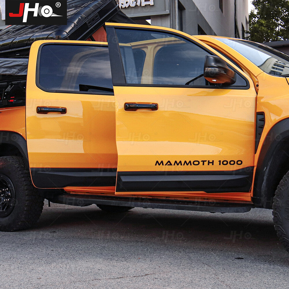 Black Side Door Body Molding Trim Protector Plate for Dodge for RAM 1500 2021-2024