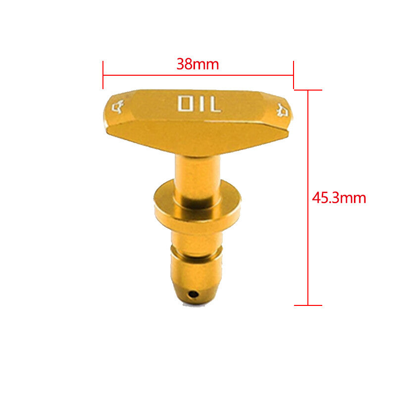 Aluminum Oil Dipstick Pull Handle for Ford 1999-2011 for Mustang GT V8 GT500 Gold