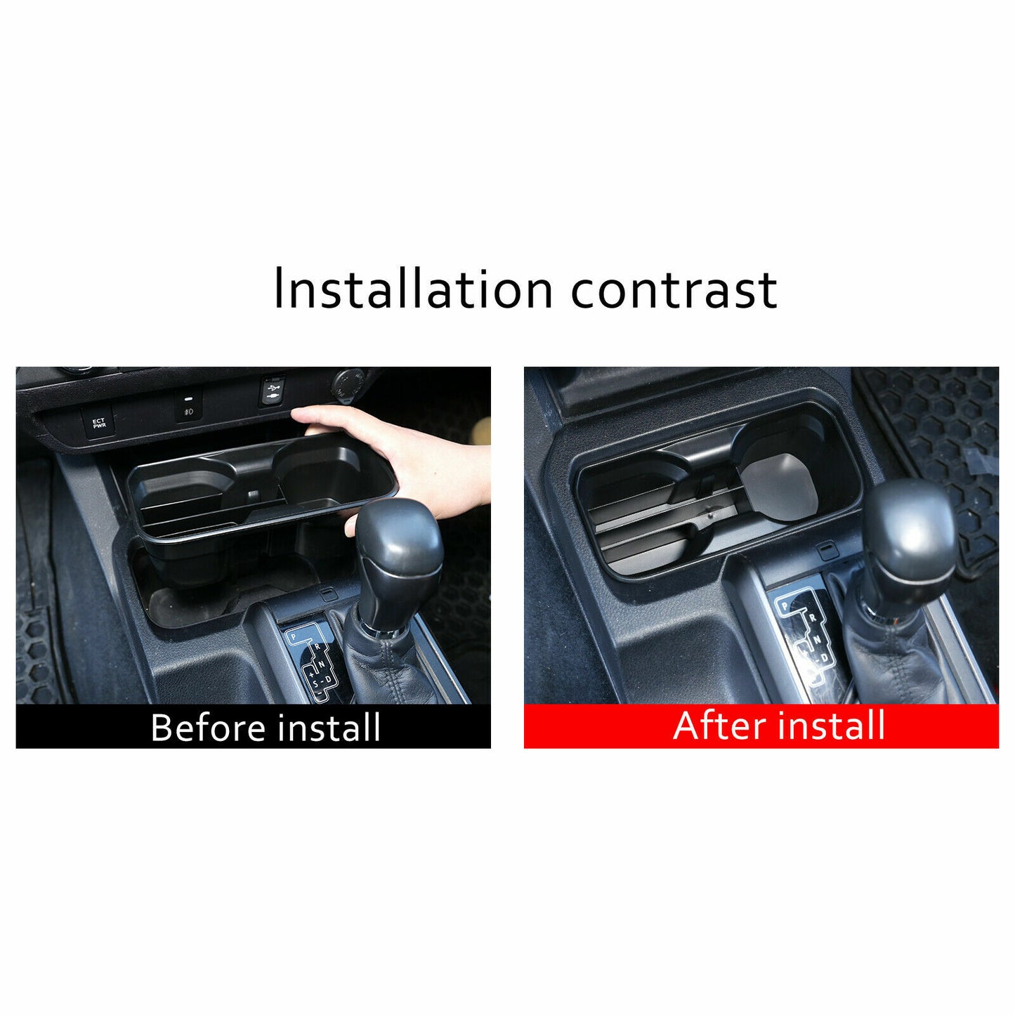 Carbon fiber ABS interior tailgate switch cover decoration suitable for Subaru WRX 2021-2023 - v