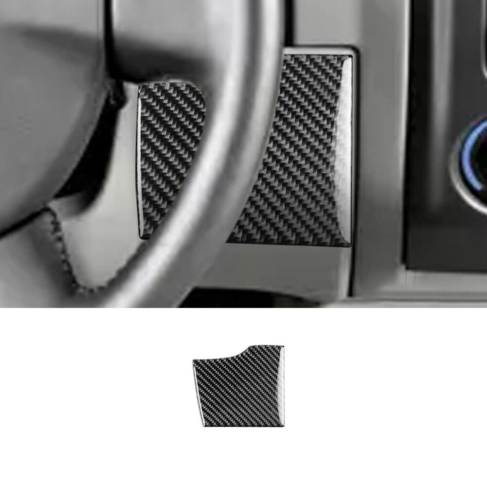 Red Carbon Fiber Dashboard Defogging Air Outlet Cover For 6Series E63 E64 v