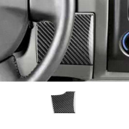 Red Carbon Fiber Dashboard Defogging Air Outlet Cover For 6Series E63 E64 v