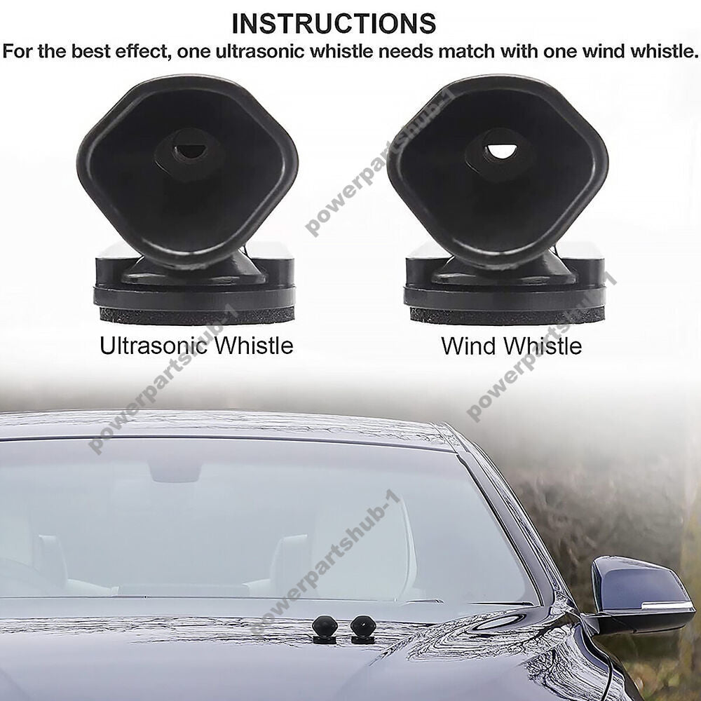 4X Deer Whistles Wildlife Warning Device Animal Sonic Alert Car Safety Accessory Q