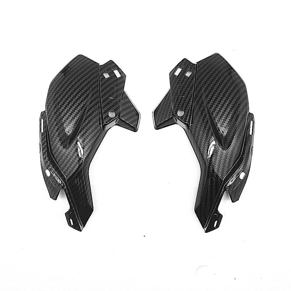 for Kawasaki Z900 2017-2019 Front HEADLIGHT SIDE COWLING TRIMS TWILL WEAVE