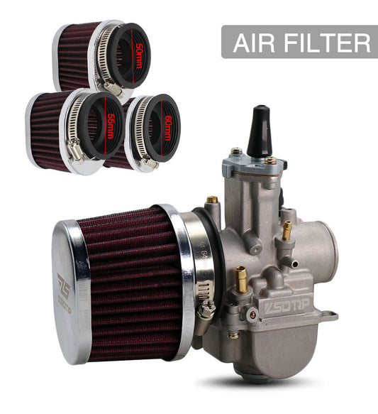 60mm universal carburetor carbohydrate air filter air purifier suitable for Suzki for Honda for Yamaha Q